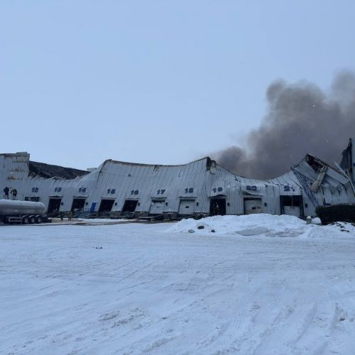 Ворожий удар по логістичному центру в Яготині: знищено склад готової продукції Рошену